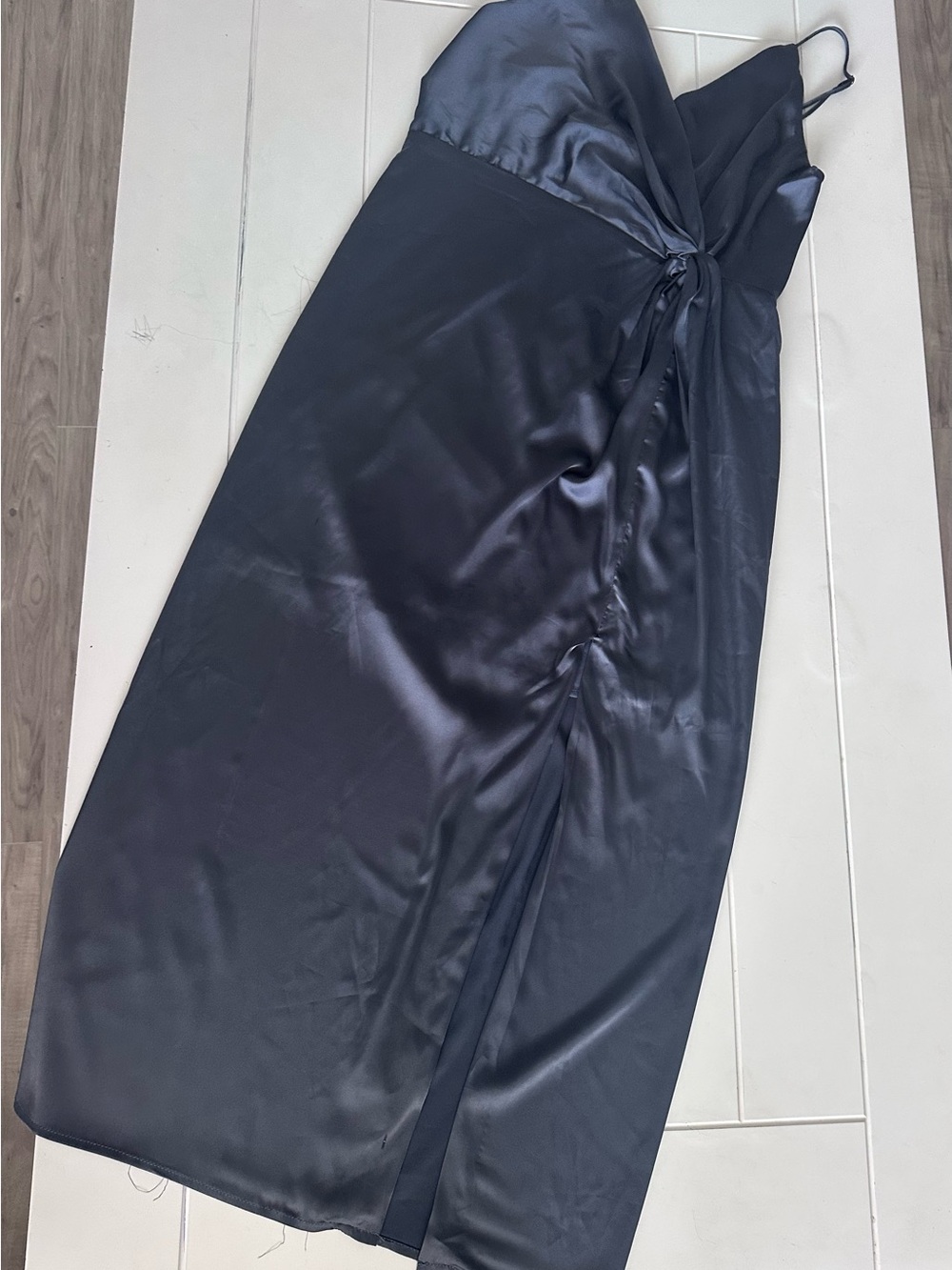 Sleek Satin Slip Dress